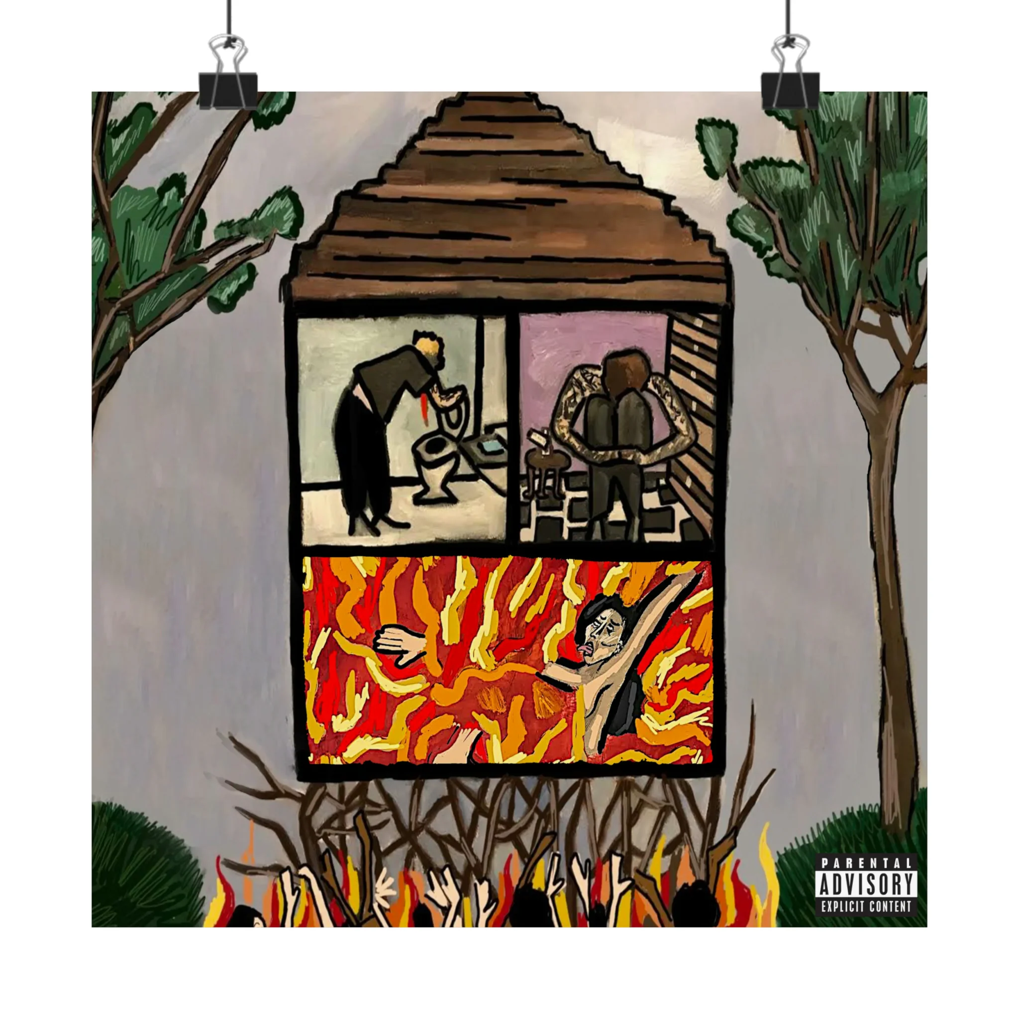 SucideBoys Long Term Effects of Suffering Album Cover Poster - Image 2
