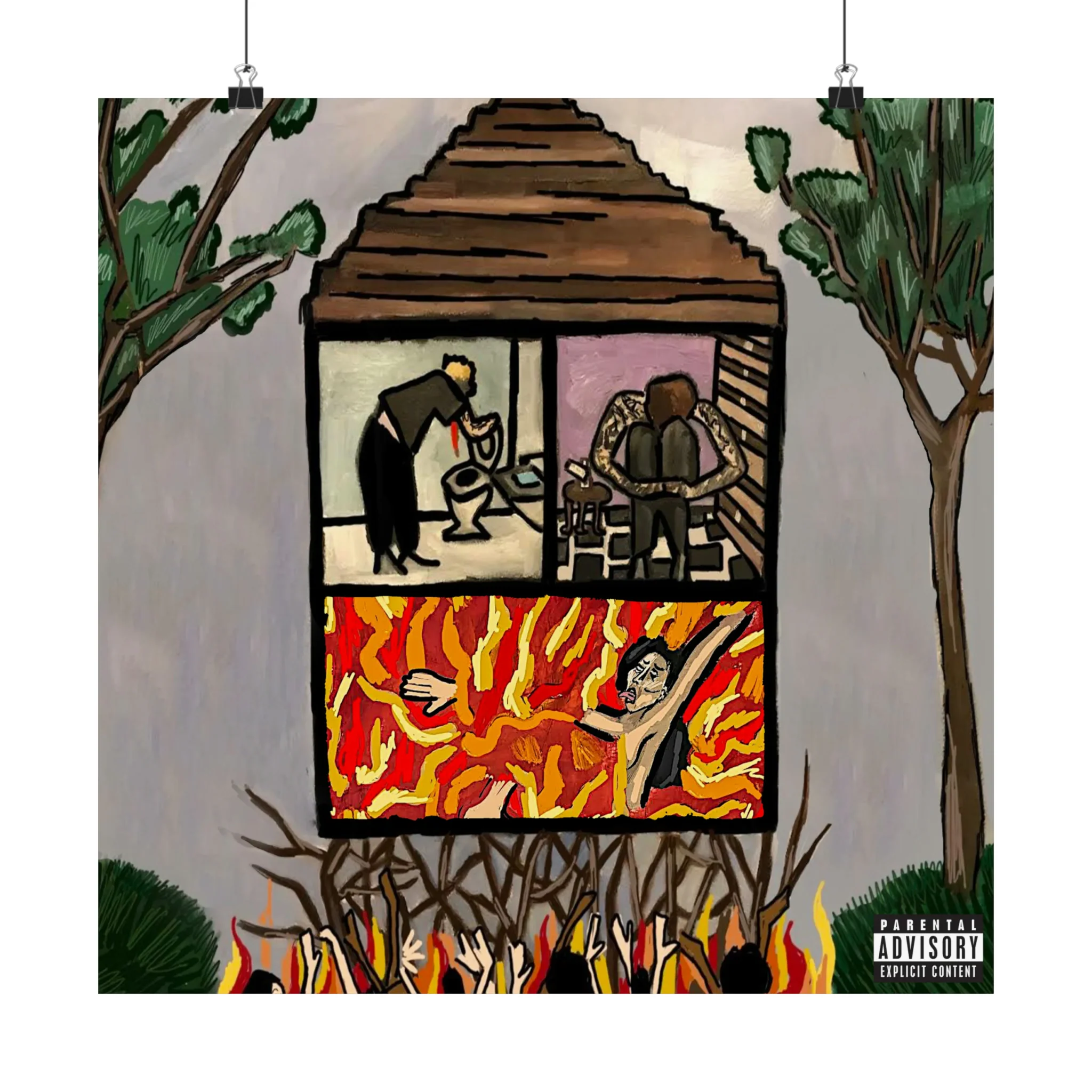 SucideBoys Long Term Effects of Suffering Album Cover Poster - Image 6