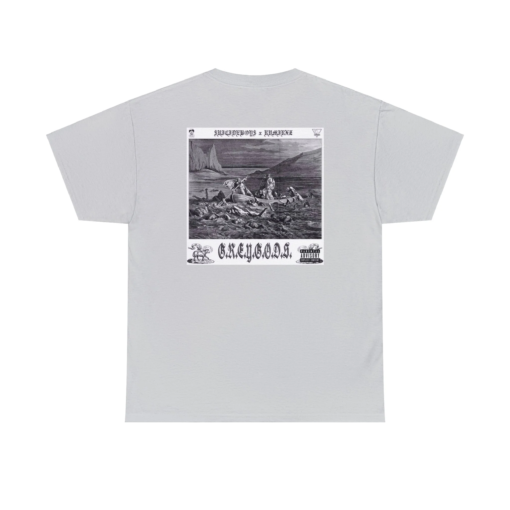 SuicideBoys G.R.E.Y.G.O.D.S Album Cover T-shirt - Image 5