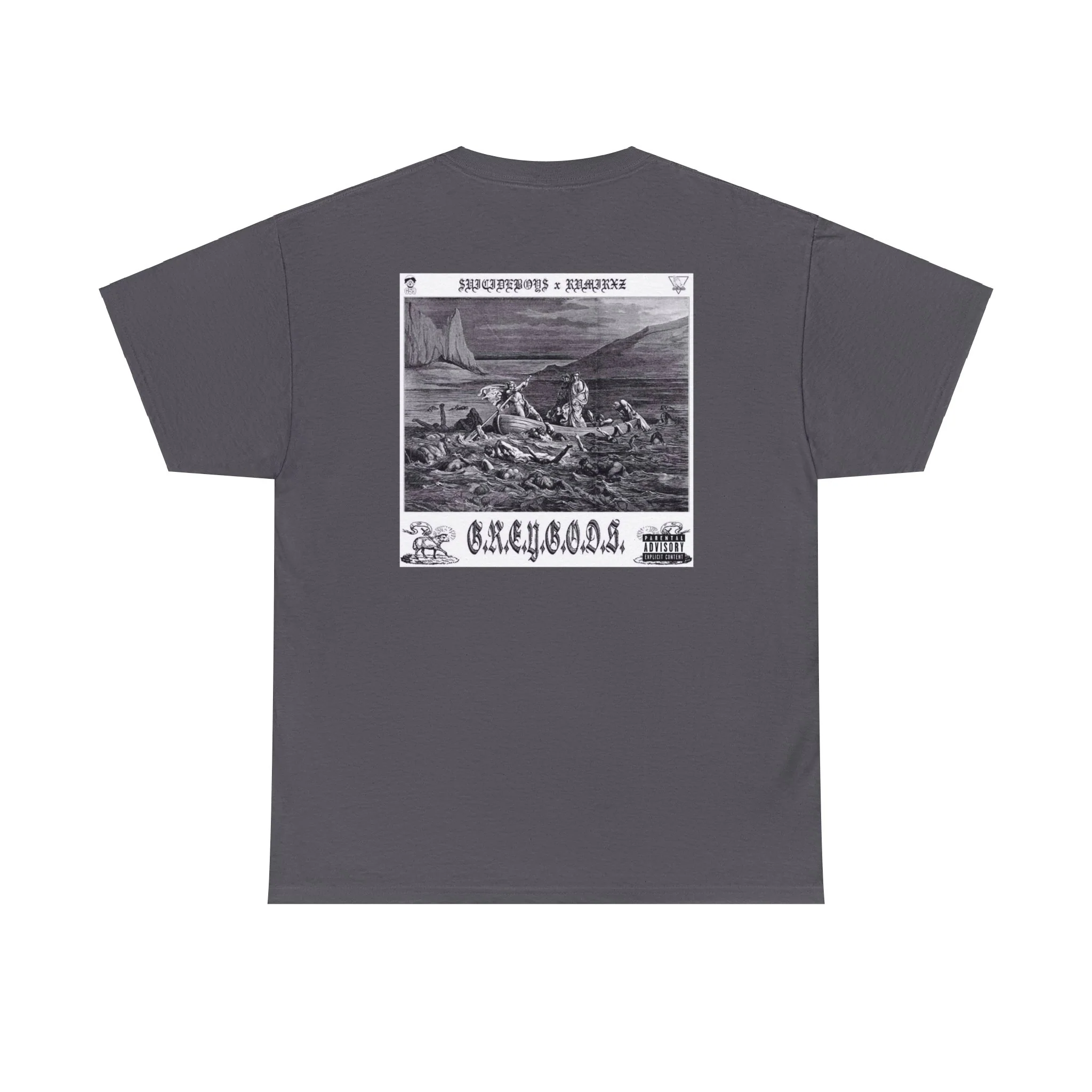 SuicideBoys G.R.E.Y.G.O.D.S Album Cover T-shirt - Image 7