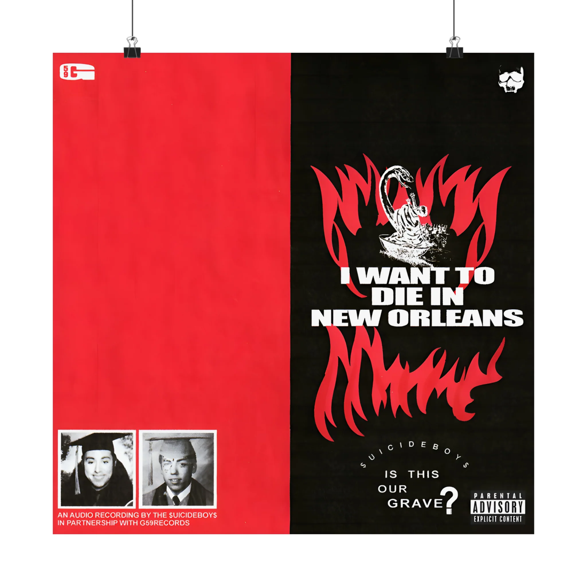 SuicideBoys I Want to Die in New Orleans Album Cover Poster - Image 4