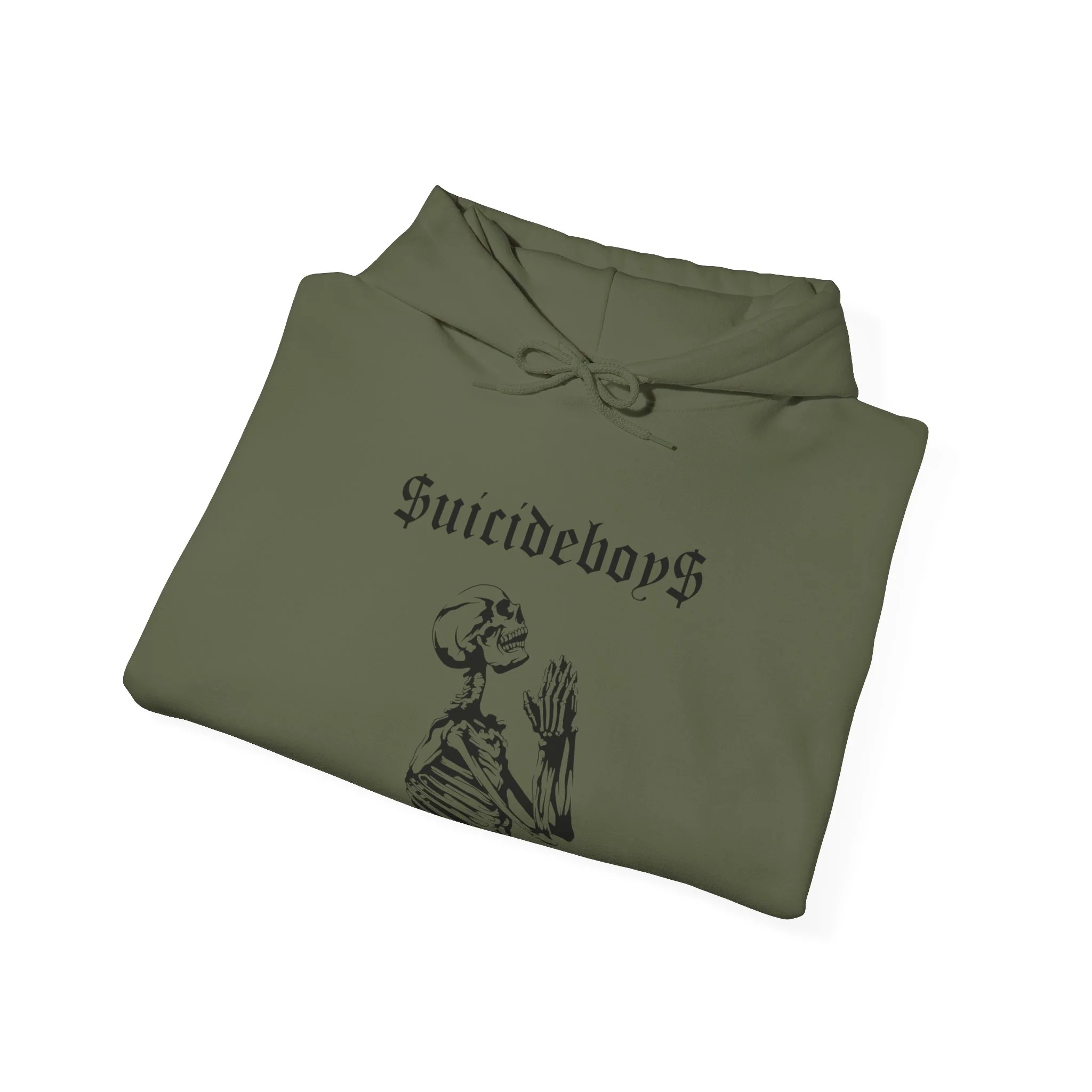 SuicideBoys Praying Skeleton Hoodie - Image 9