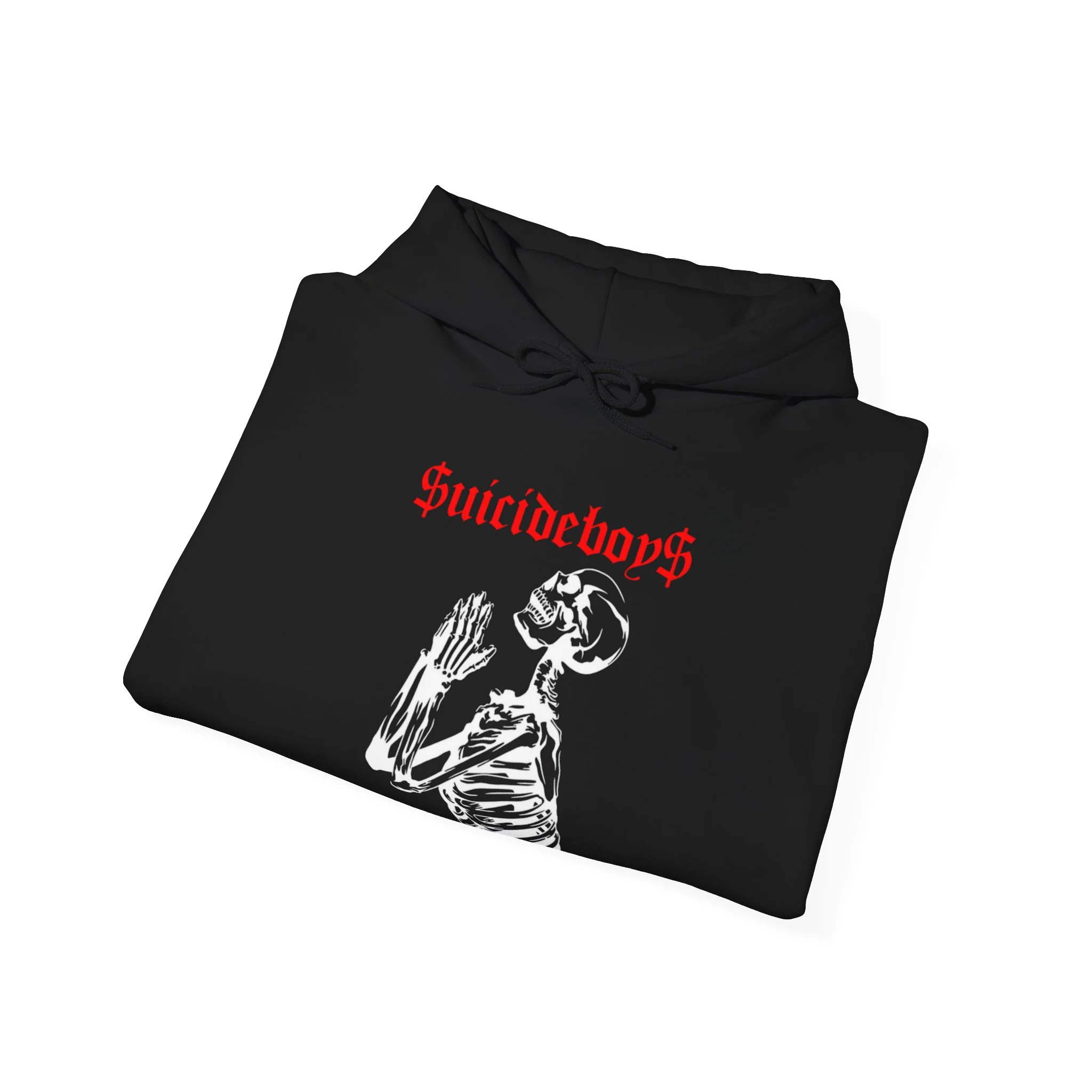 SuicideBoys Praying Skeleton Hoodie v2 - Image 3