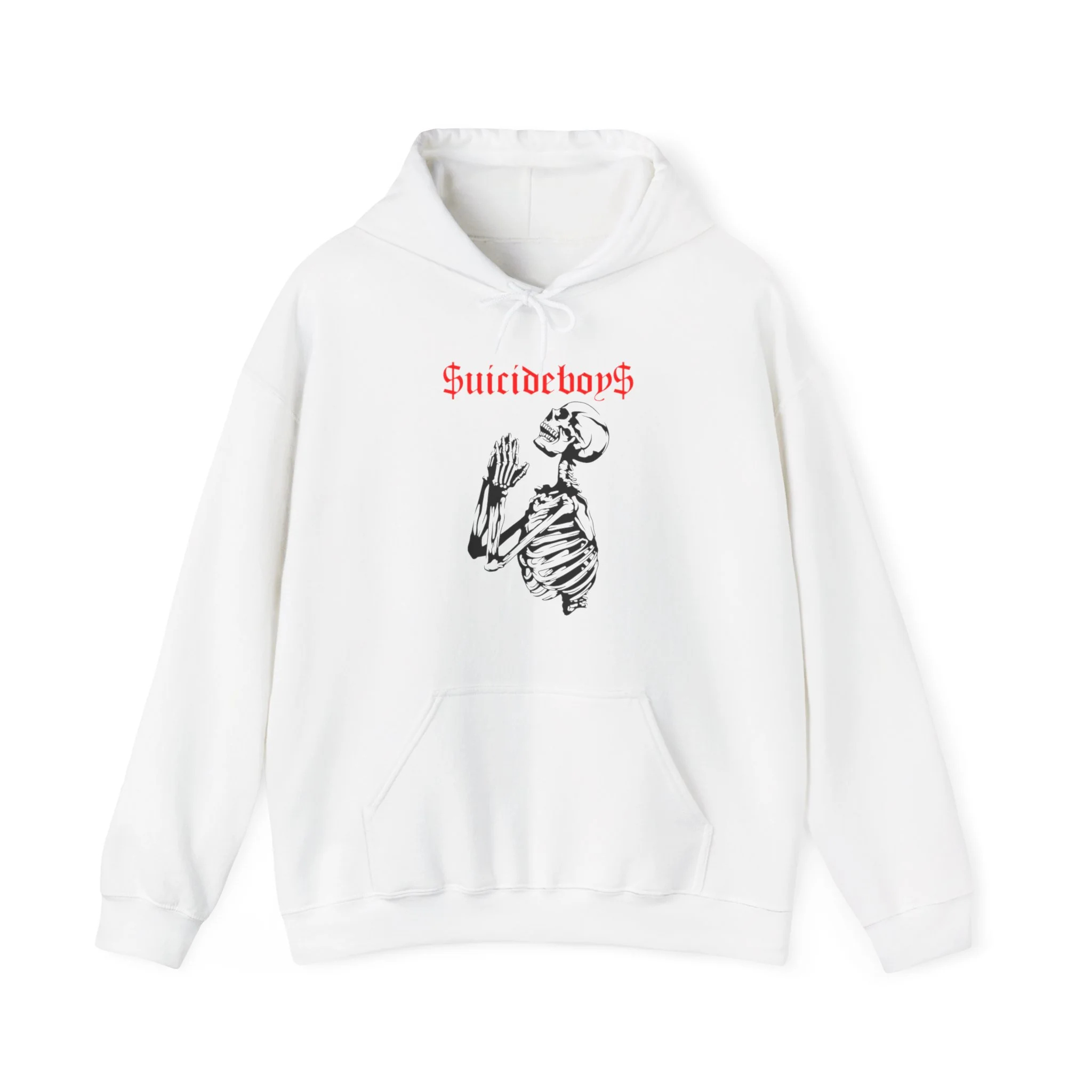 SuicideBoys Praying Skeleton Hoodie v2 - Image 4