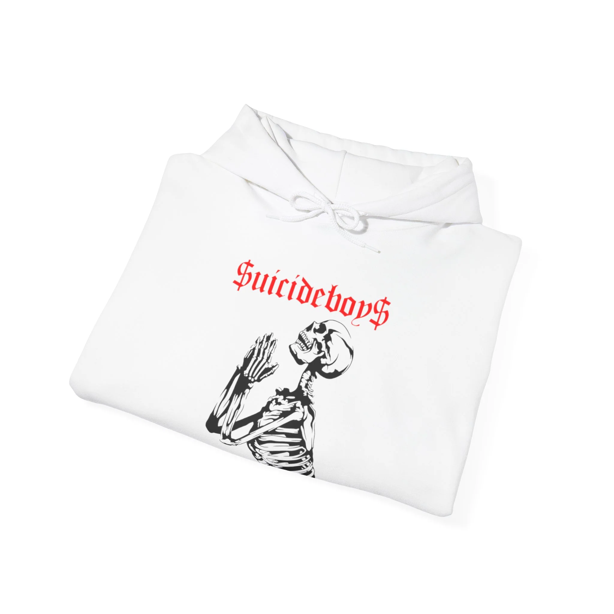 SuicideBoys Praying Skeleton Hoodie v2 - Image 6