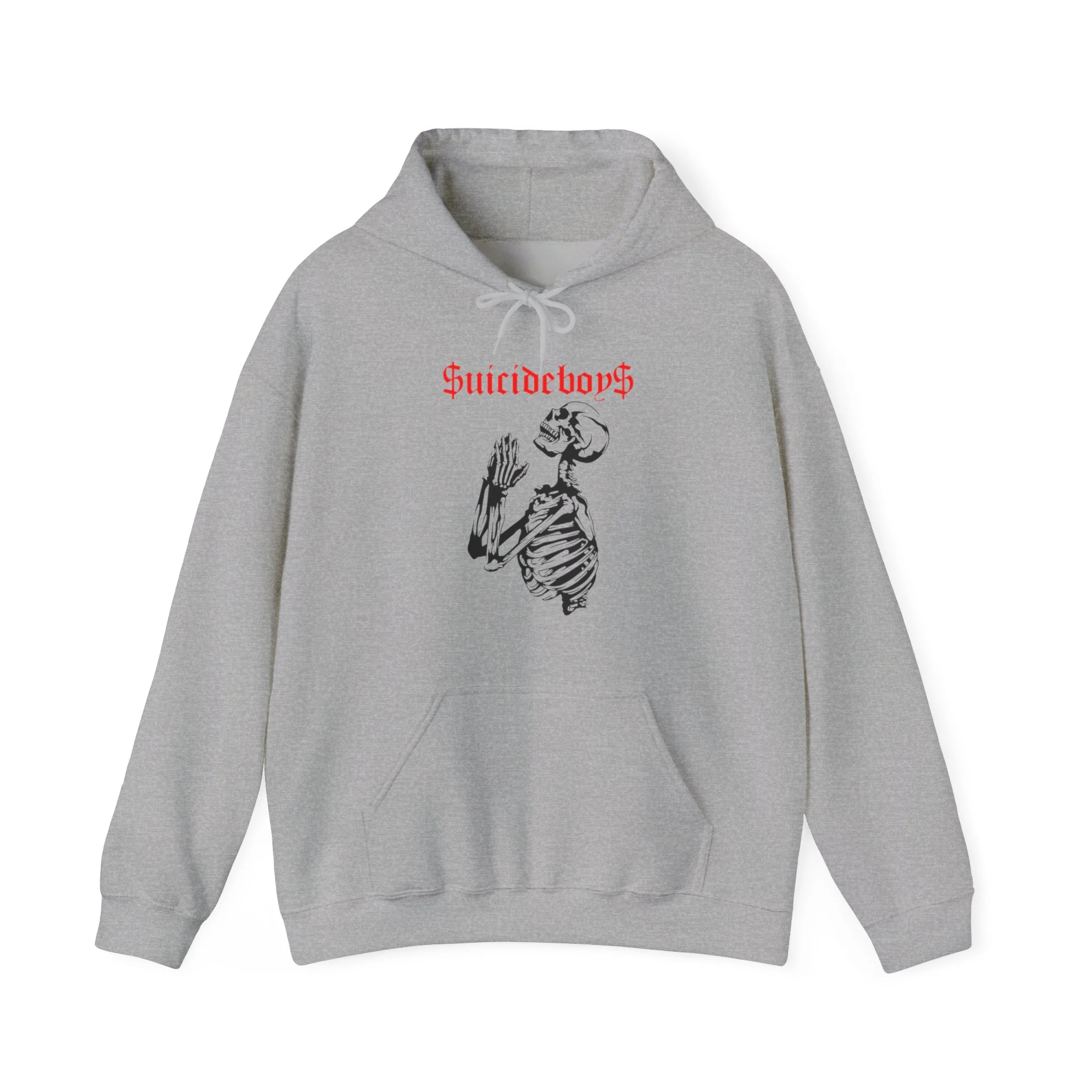 SuicideBoys Praying Skeleton Hoodie v2 - Image 7