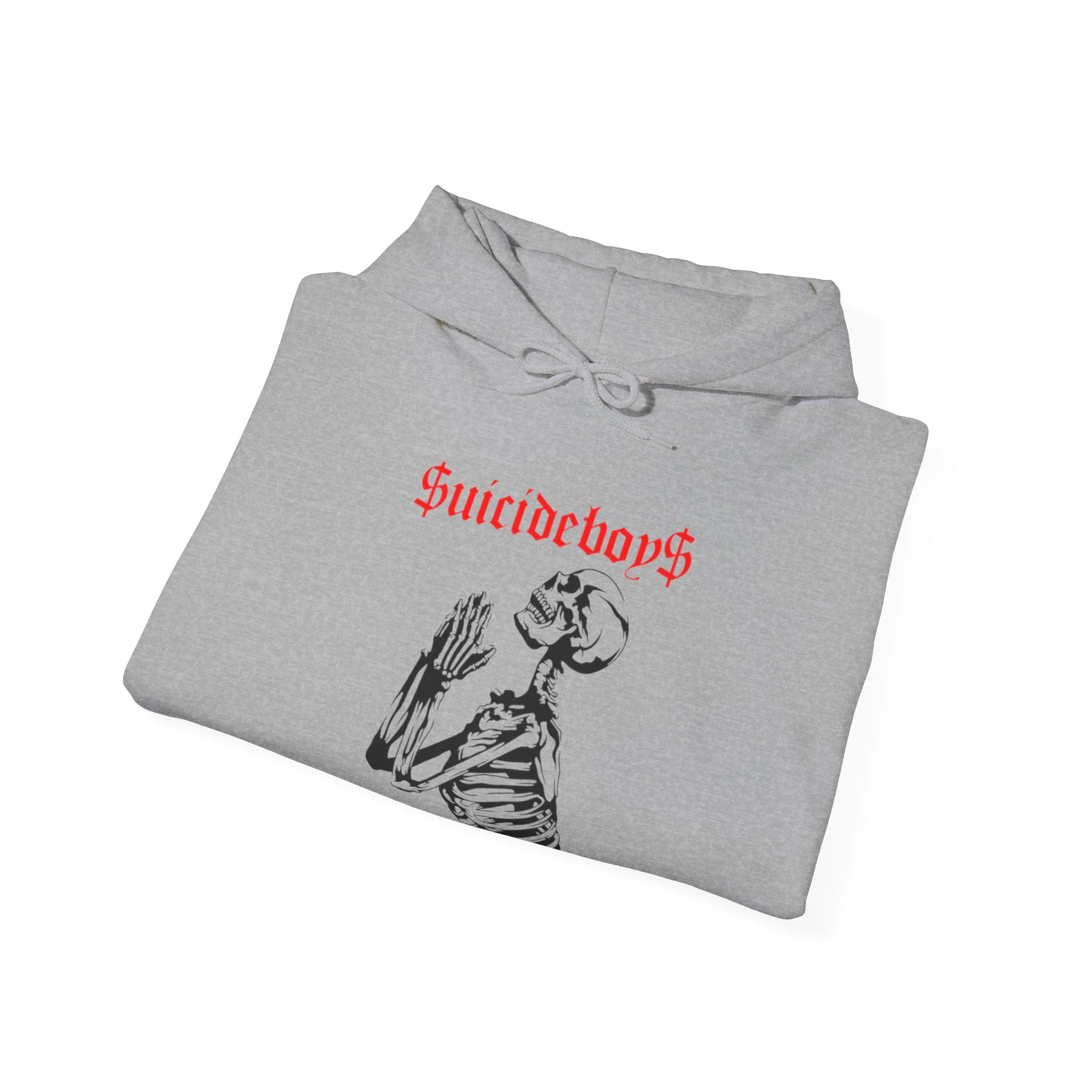SuicideBoys Praying Skeleton Hoodie v2 - Image 9
