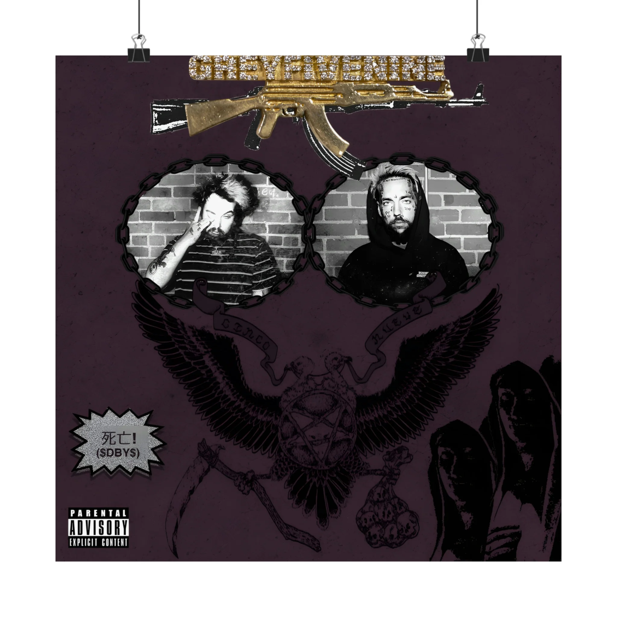SuicideBoys Stop Staring At the Shadows Album Cover Poster - Image 3