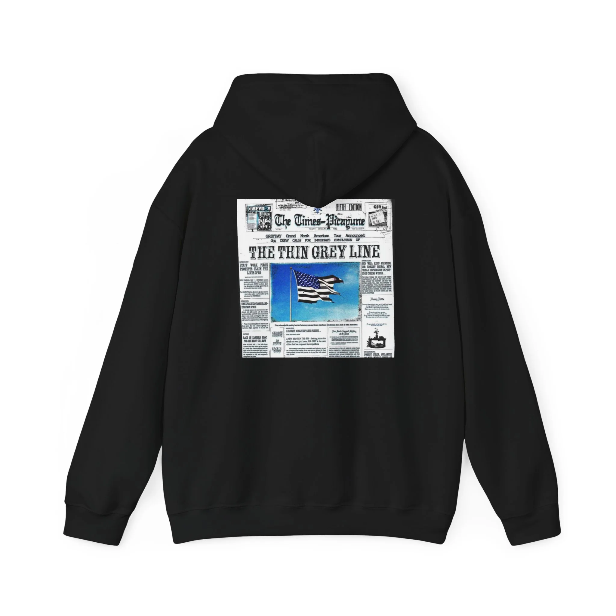 SuicideBoys The Thin Grey Line Single Cover Hoodie