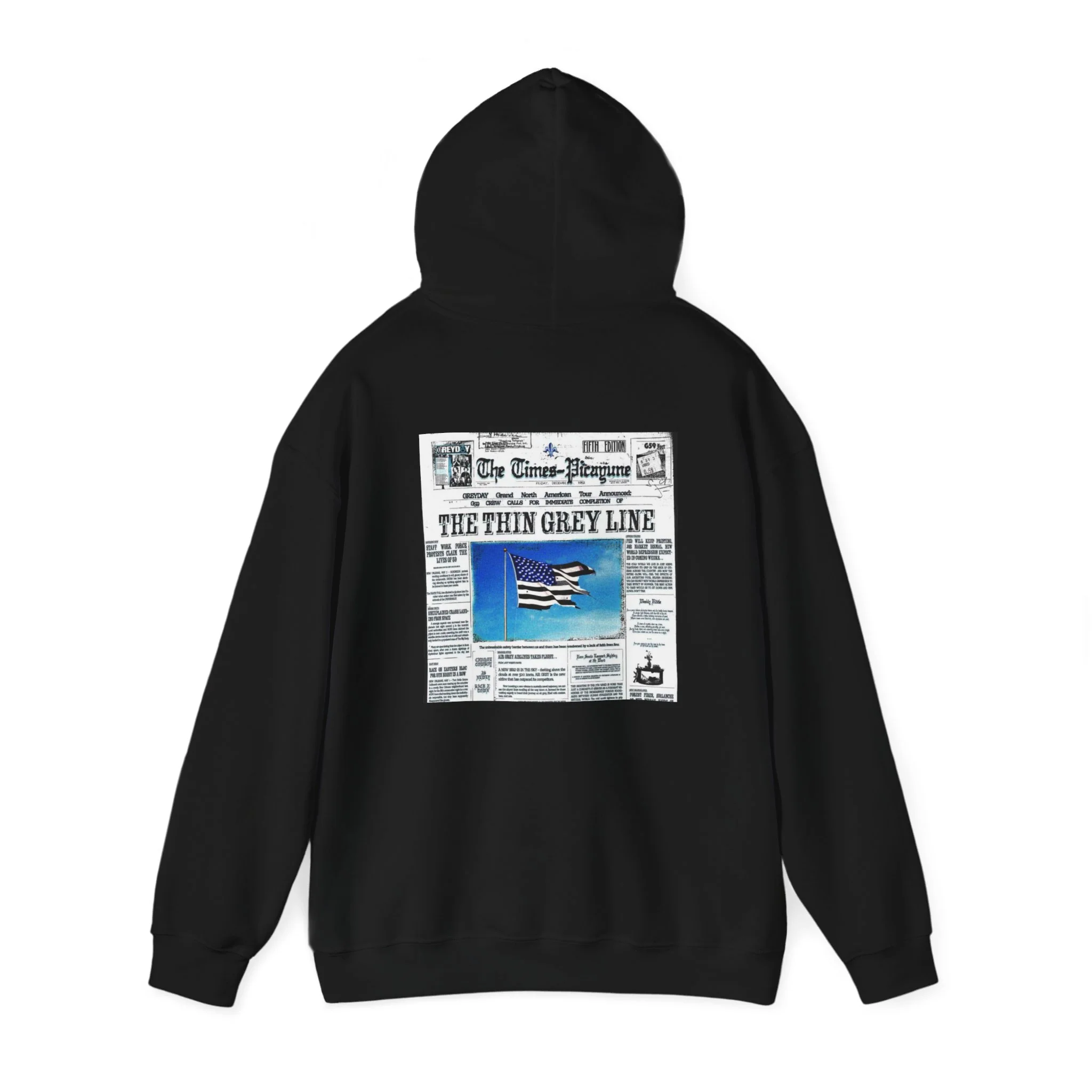 SuicideBoys The Thin Grey Line Single Cover Hoodie - Image 2