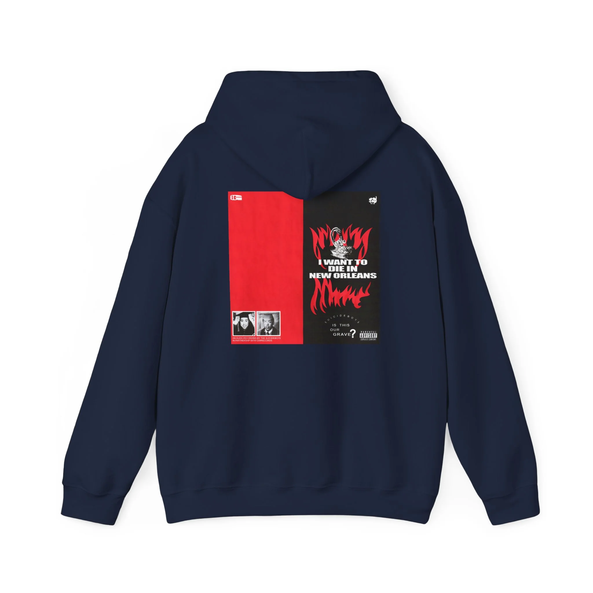SuicideBoys I Want To Die in New Orleans Album Cover Hoodie - Image 10
