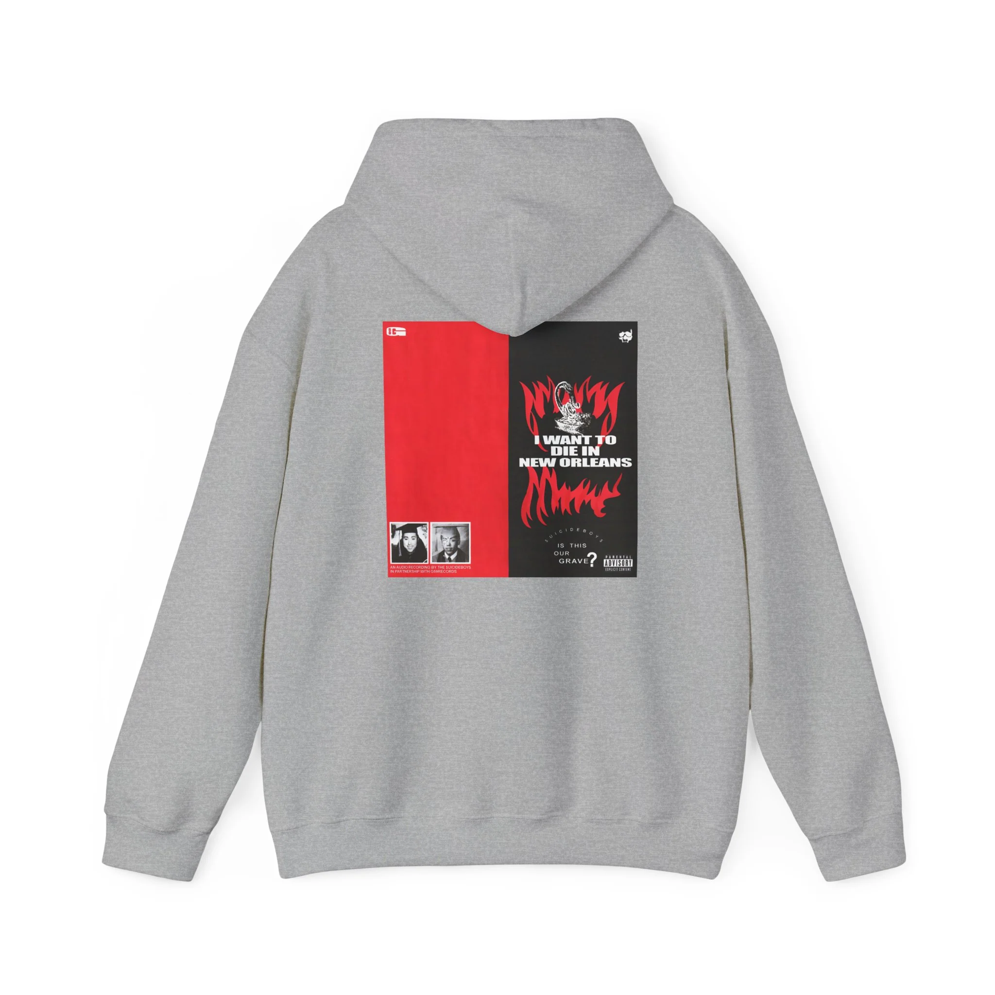 SuicideBoys I Want To Die in New Orleans Album Cover Hoodie - Image 13