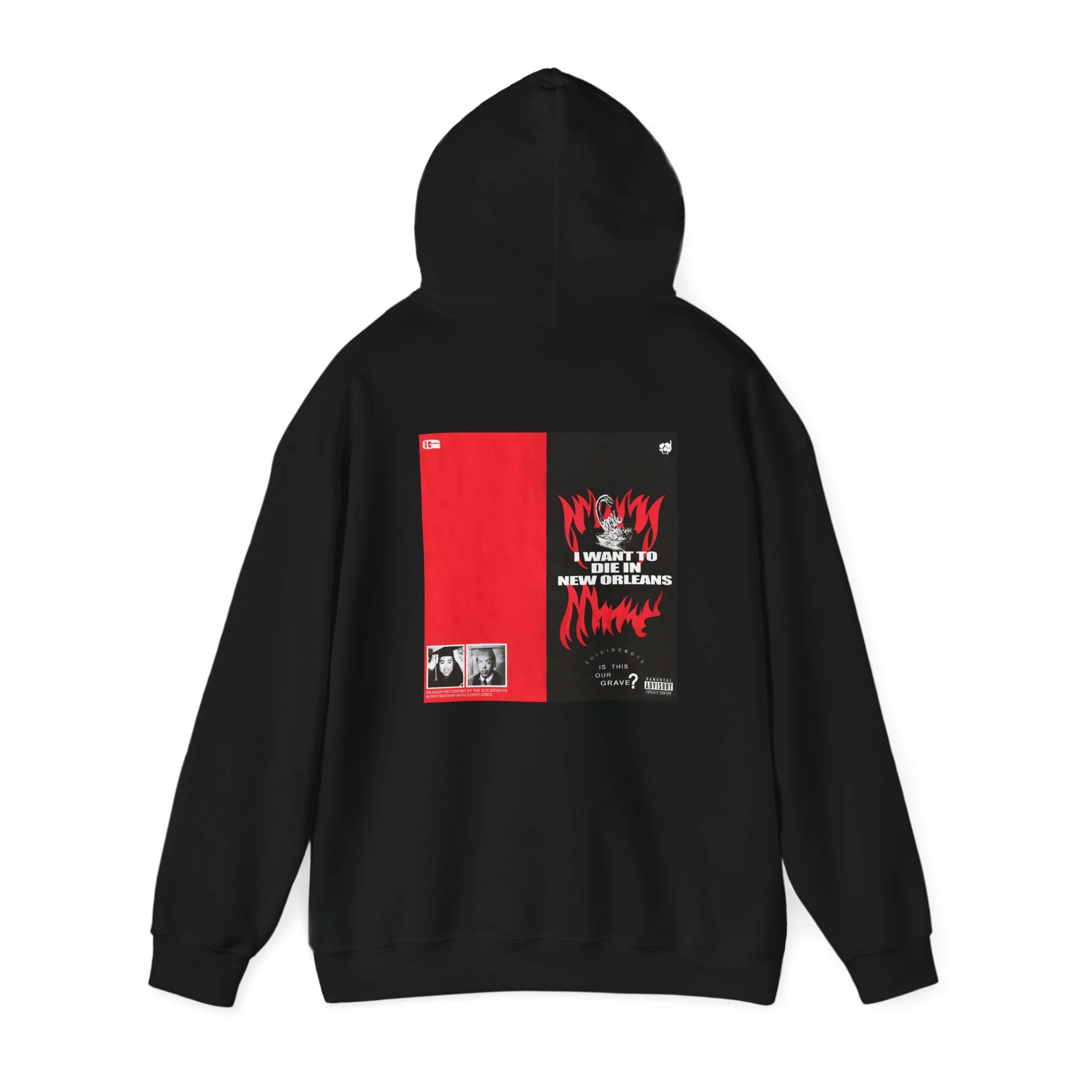 SuicideBoys I Want To Die in New Orleans Album Cover Hoodie - Image 3