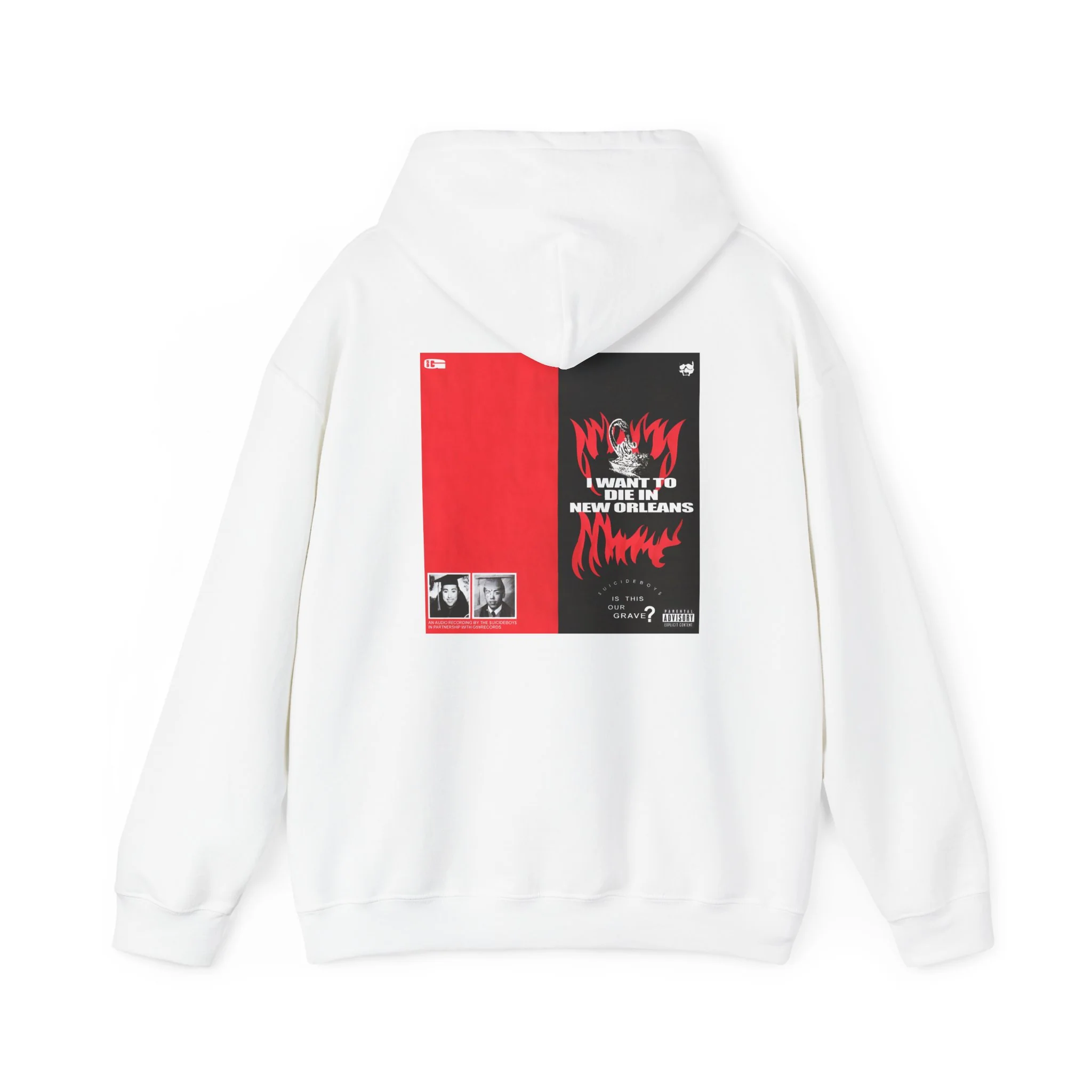 SuicideBoys I Want To Die in New Orleans Album Cover Hoodie - Image 4