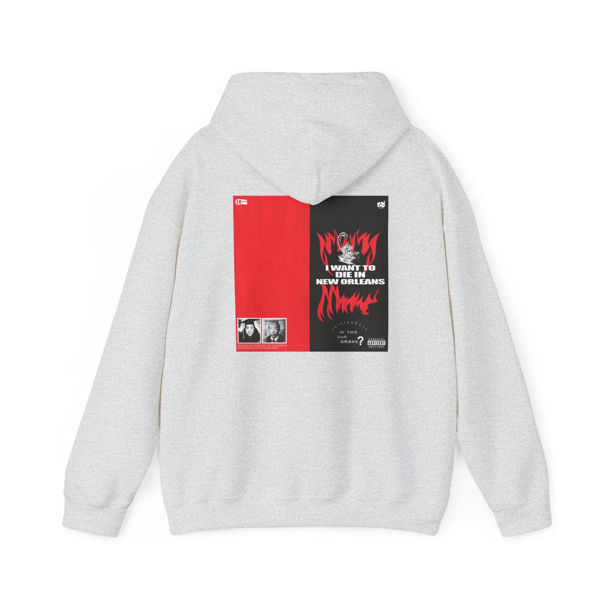 SuicideBoys I Want To Die in New Orleans Album Cover Hoodie - Image 7